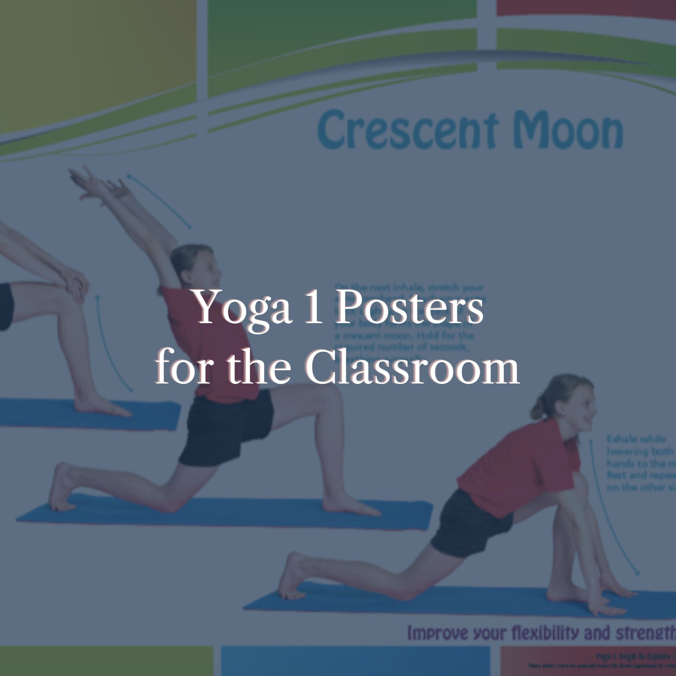 CLASSROOM EXERCISE POSTERS Yoga Calm Posters and Kids Work Out for the  Classroom. Five 11